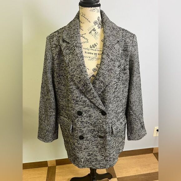 & Other Stories Jackets & Blazers - & OTHER STORIES RELAXED DOUBLE BREASTED Wool Blend JACKET NWT Size 10